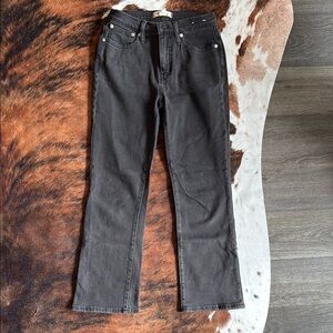 Madewell mid rise kick out jeans